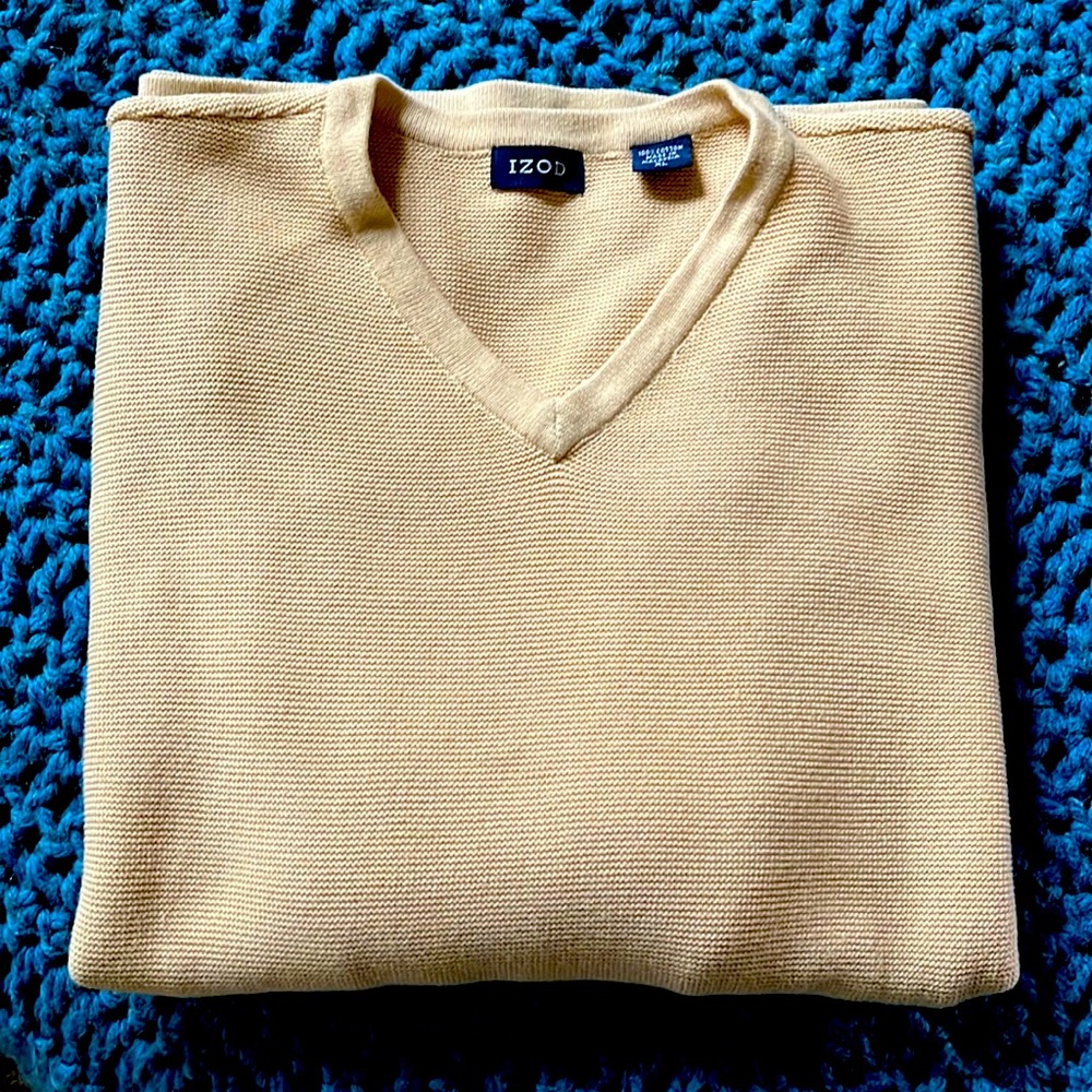 Mens XL Izod V-Neck Sweater